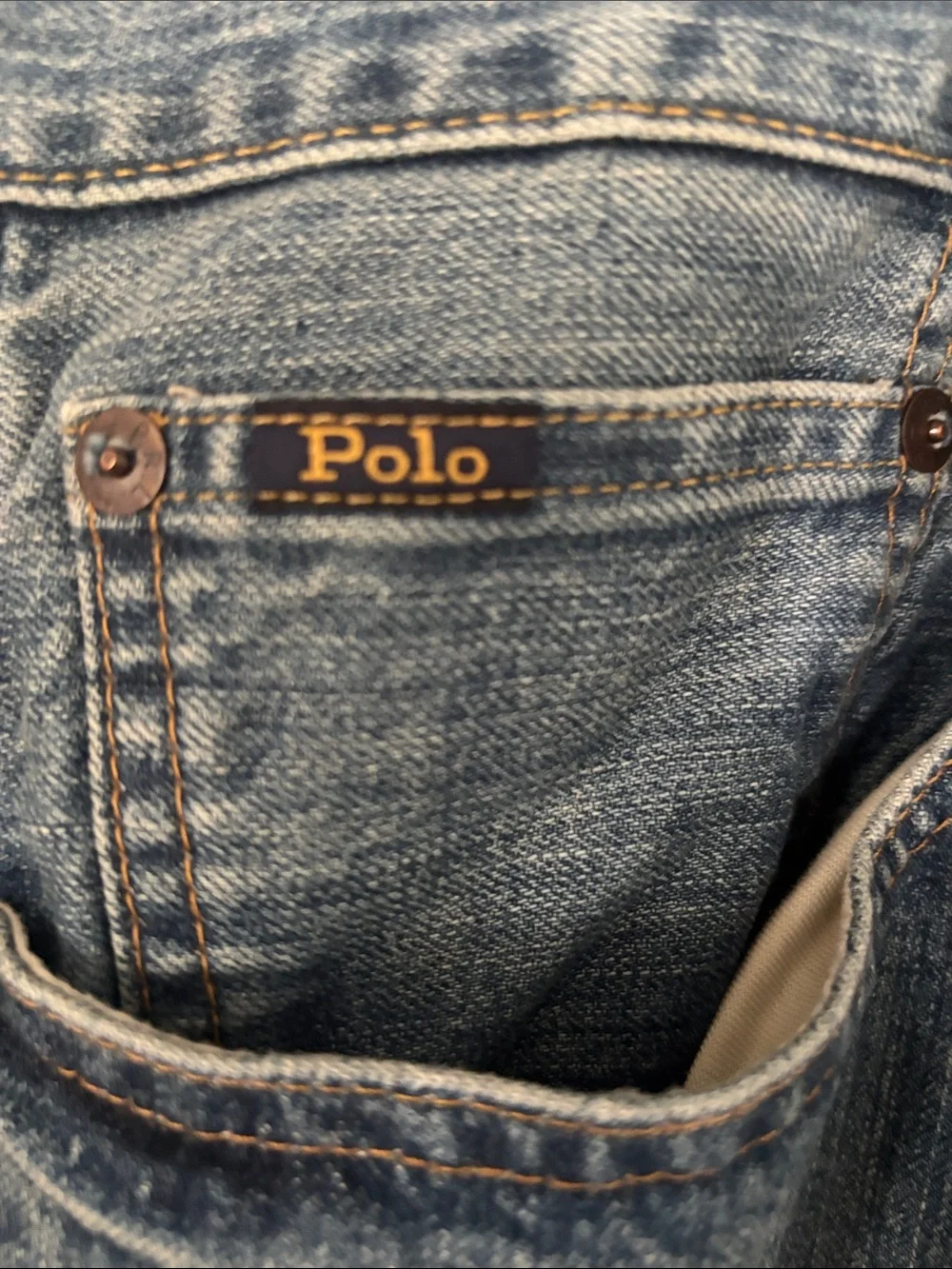 Polo by Ralph Lauren Men's Denim Straight Jeans - Blue
